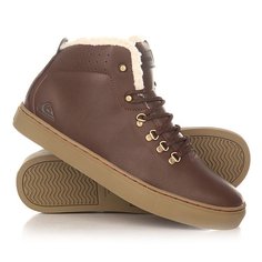 Кеды кроссовки утепленные Quiksilver Jax Deluxe Shoe Brown