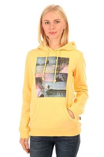 Толстовка кенгуру женская Roxy Hoodie Ru Flax