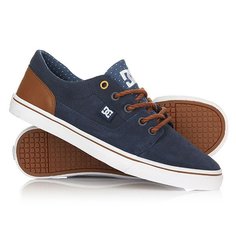Кеды кроссовки низкие женские DC Tonik W Se Blue/Brown/White