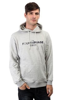 Толстовка кенгуру Quiksilver 4th Phase Hoody Light Grey Heather