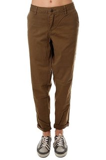 Штаны прямые женские Roxy Sunkissers Military Olive