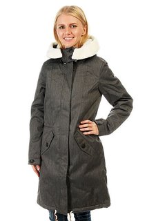 Куртка парка женская Roxy Lucie Charcoal Heather