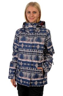 Куртка женская Roxy Rx Jetty Akiya Print Blue Pri