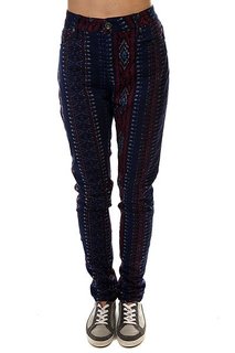 Штаны узкие женские Roxy Suntrippers Sayra Blue Print