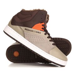 Кеды кроссовки утепленные DC Seneca High Wnt Brown/Grey