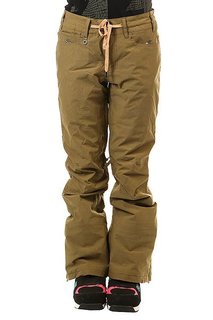 Штаны сноубордические женские Roxy Woodrun Military Olive