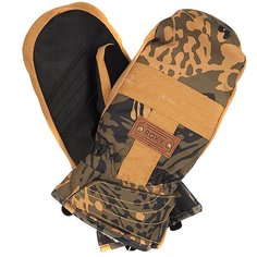 Варежки сноубордические женские Roxy Vermont Mitt Butterflycamo Milita