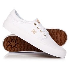 Кеды кроссовки низкие женские DC Trase Tx White/Gum