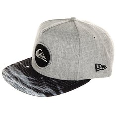 Бейсболка с прямым козырьком Quiksilver Aquablunt Light Grey Heather