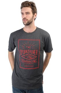 Футболка Quiksilver Doublelines Charcoal Heather