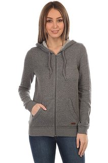 Толстовка классическая женская Roxy Signature Charcoal Heather