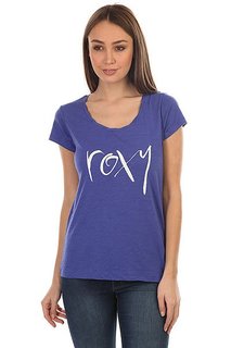 Футболка женская Roxy Bobbystraightup Royal Blue