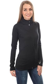 Толстовка классическая женская Roxy Dailyrun Fleece Anthracite