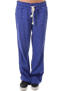 Штаны широкие женские Roxy Oceanside Pant Royal Blue