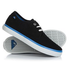 Кеды кроссовки низкие детские Quiksilver Shorebreak Black Blue Grey