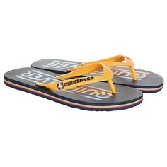 Вьетнамки Quiksilver Molokai Wordmar Blue/Orange