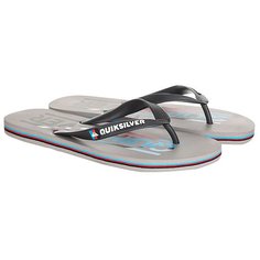 Вьетнамки Quiksilver Molokai Wordmar Grey/Blue