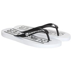 Вьетнамки Quiksilver Java Wordmark Black White