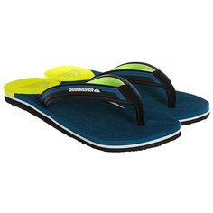 Вьетнамки Quiksilver Molokai New Wav Blue/Yellow