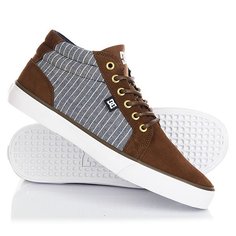 Кеды кроссовки высокие DC Council Mid Se Brown/Blue