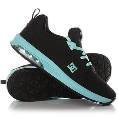 Кроссовки женские DC Shoes Heathrow Ia Black/Aqua