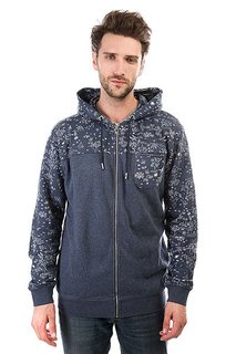 Толстовка классическая Quiksilver Cyclopszip Navy Blazer Heather