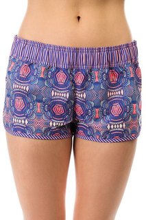 Шорты пляжные женские Roxy Love Royal Blue Land Of T