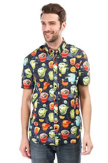 Рубашка в клетку DC Odanah Ss Black Cocktail Print