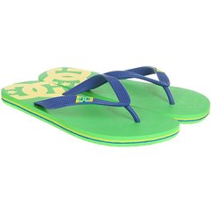 Вьетнамки DC Spray Lime Green/Olympian