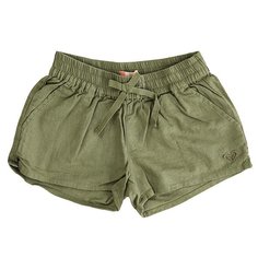 Шорты классические детские Roxy Palmthree Oil Green