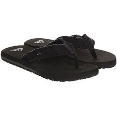 Вьетнамки детские Quiksilver Monkey Abyss Black/Brown