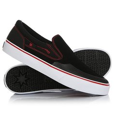 Слипоны DC Trase Slip S Rt Black/Red/White