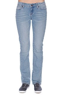 Джинсы прямые женские Zoo York Straight Leg Light Wash