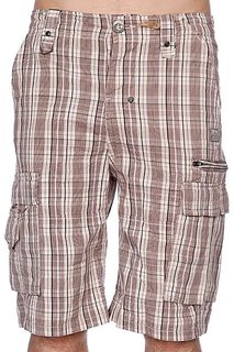 Классические мужские шорты Zoo York Takedown Plaid Cocoa