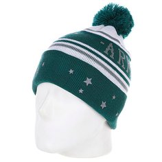 Шапка с помпоном Armour Limited Beanie Green