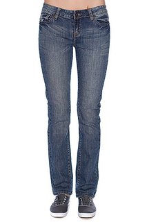 Джинсы узкие женские Zoo York Straight Leg Med Wash