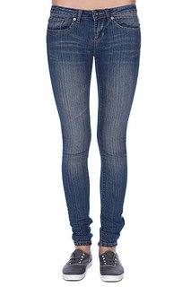 Джинсы узкие женские Zoo York Gh Skinny Med Stone Wash