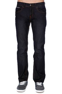 Джинсы прямые мужские классические Zoo York Hardcore Coated Indigo