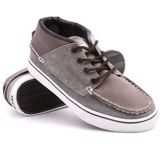 Мокасины высокие Globe The Bender Charcoal/White/Black