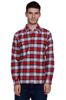 Рубашка в клетку Dickies Flannel Stc/Fred/Navy