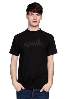 Футболка Cliche Handwritten Classic Black/Black