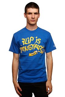 Футболка Flip Mustard Royal Blue