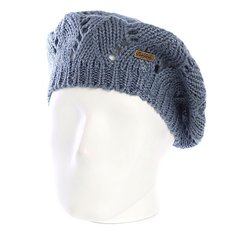 Шапка вязаная женская Zoo York Pointelle Beret Flint Grey