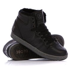 Кеды кроссовки утепленные Globe Destroyer Mid Fur Black/Vintage Black