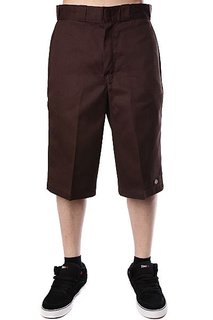 Классические мужские шорты Dickies 15 Work Short W/Cell Phone Pocket Dk.Brown