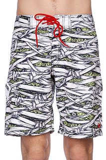 Пляжные мужские шорты Zoo York Mummified Boardshorts White