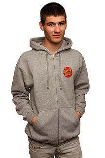 Толстовка Santa Cruz Classic Dot Grey Heather