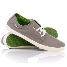 Кеды кроссовки низкие Globe Red Belly Mid Grey/Lime