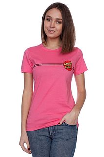 Футболка женская Santa Cruz Classic Dot hot pink