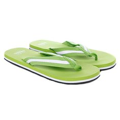 Шлепанцы Urban Classics Flip Flops Limegreen/White